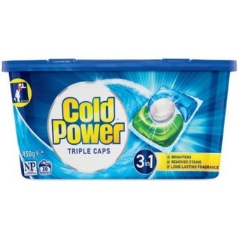 Coles Cold Power Laundry Capsules 30 Pack offer