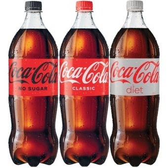 Coles Coca-Cola Soft Drink 1.25 Litre offer