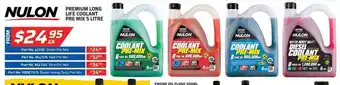 Auto One Nulon - Premium Long Life Coolant Pre Mix 5 Litre offer