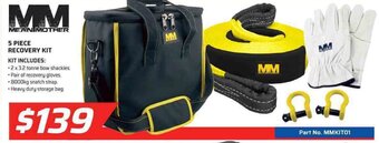 Auto One Mean Mother 5 Piece Recovery Kit offer