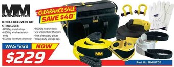 Auto One Mean Mother 8 Piece Recovery Kit offer