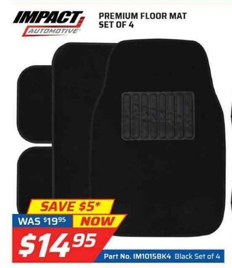 Auto One Impact - Premium Floor Mat Set of 4 offer