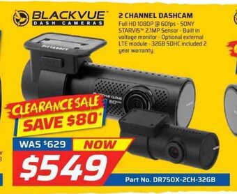 Auto One BlackVue - 2 Channel Dashcam offer