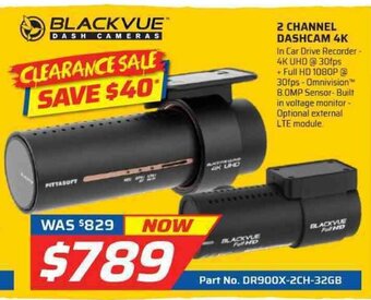Auto One BlackVue - 2 Channel Dashcam 4k offer