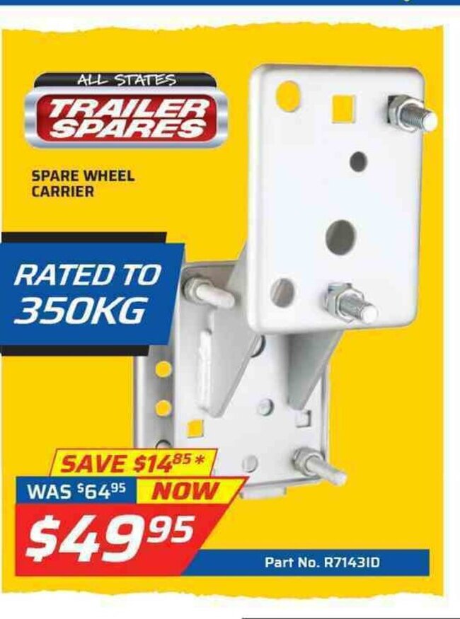 Trailer Spares Spare Wheel Carrier offer at Auto One