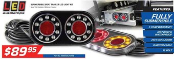 Auto One LED Autolamps - Submersible Boat Trailer LED Light Kit offer