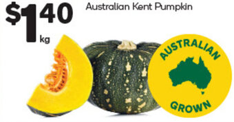 Woolworths Australian Kent Pumpkin offer