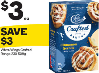 Woolworths White Wings Crafted Range 230-508g offer