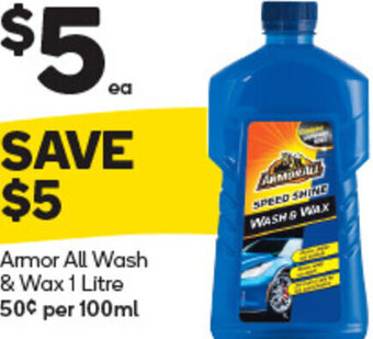 Woolworths Armor All Wash & Wax 1 Litre offer