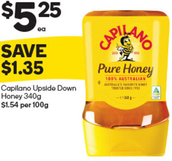 Woolworths Capilano Upside Down Honey 340g offer