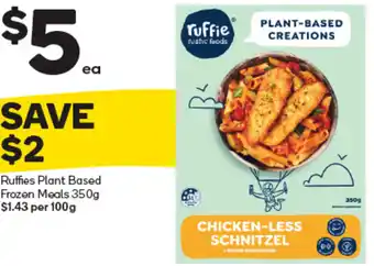 Woolworths Ruffies Plant Based Frozen Meals 350g offer