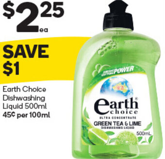 Earth Choice Dishwashing Liquid 500ml