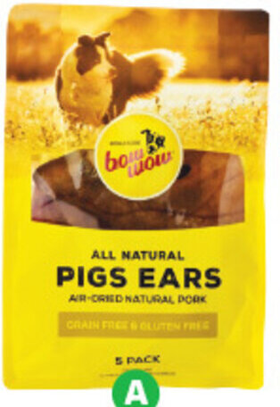 Woolworths Bow Wow Pigs Ears Pk 5 offer