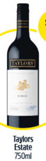 Woolworths Taylors Estate 750ml offer