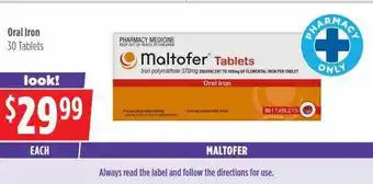 Wizard Pharmacy Oral Iron Maltofer offer