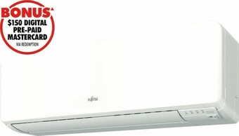 The Good Guys Fujitsu C2.5kW H3.2kW Reverse Cycle Split System offer