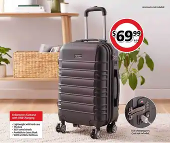 Coles Urbanworx Suitcase Withusb Charging offer