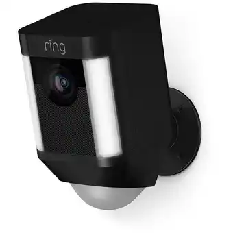 JB Hi-Fi Ring Spotlight Wireless Security Camera (Black) offer