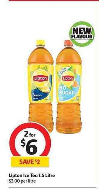 Coles Lipton Ice Tea offer