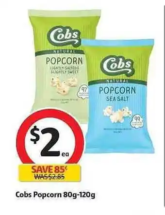 Coles Cobs Popcorn offer