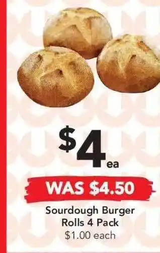 Drakes Sourdough Burger Rolls offer