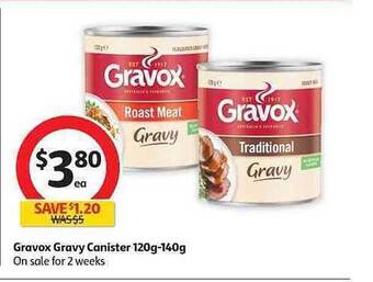 Coles Gravox Gravy Canister 120g-140g offer