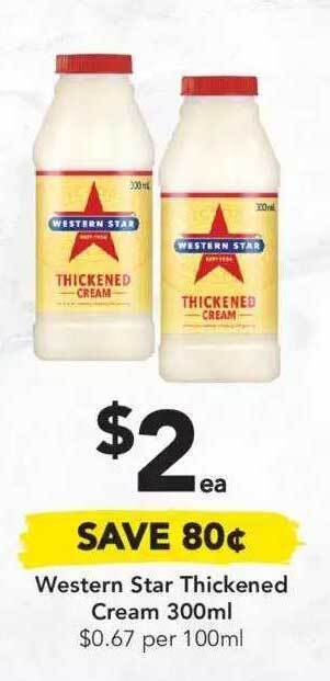 Drakes Western Star Thickened Cream 300ml offer