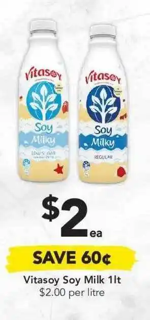 Drakes Vitasoy Soy Milk offer