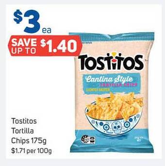 Foodland Tostitos Tortilla Chips offer