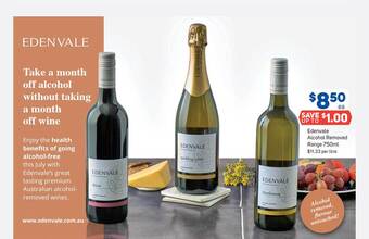 Foodland Edenvale Alcohol Removed Range offer