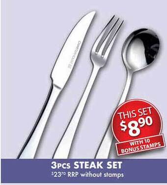 Foodland 3pcs Steak Set offer