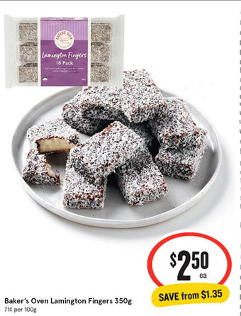 IGA Baker's Oven Lamington Fingers offer