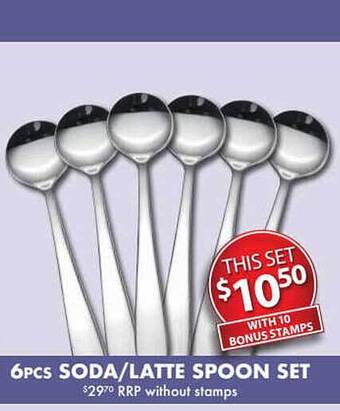 Foodland 6pcs Soda-latte Spoon Set offer
