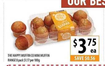 The Happy Muffin Co Mini Muffin