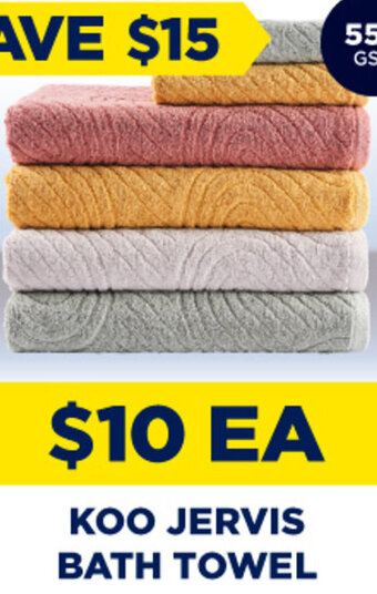 Spotlight Koo Jervis Bath Towel offer