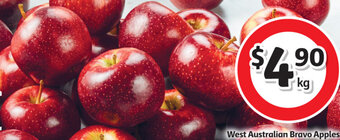 Coles West Australian Bravo Apples offer