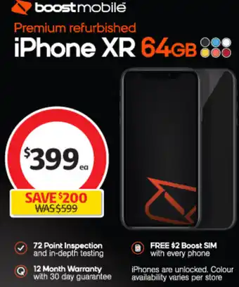 Coles Iphone XR 64G offer
