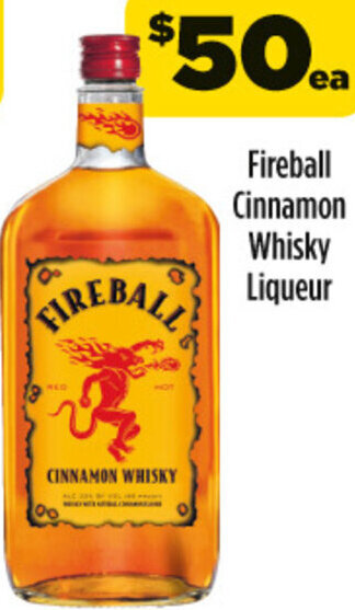 Coles Fireball Cinnamon Whisky Liqueur offer