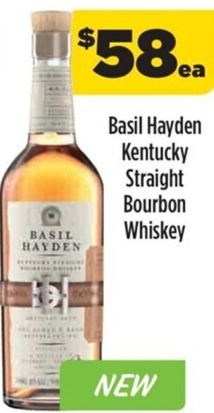 Liquorland Basil Hayden Kentucky Straight Bourbon Whiskey offer