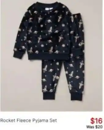Rocket Fleece Pyjama Set