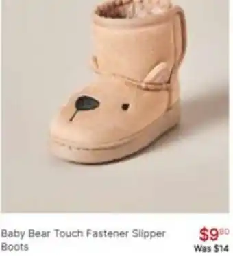 Target Baby Bear Touch Fastener Slipper Boots offer