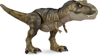 Kmart Jurassic World: Dominion Thrash 'N Devour Tyrannosaurus Rex Figure offer
