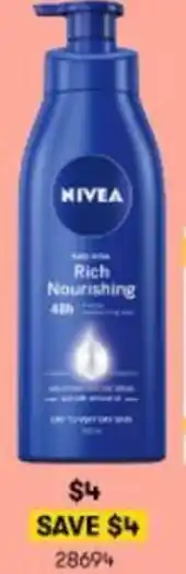 BIG W Nivea Rich Nourishing 28694 offer