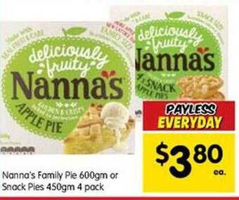 Nanna's Family Pie Or Snack Pies