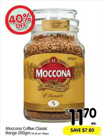 Spar Moccona Coffee Classic offer