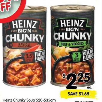 Spar Heinz Chunky Soup offer
