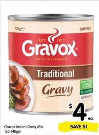 Spar Gravox Instant Gravy Mix offer