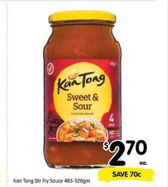Spar Kan Tong Stir Fry Sauce offer