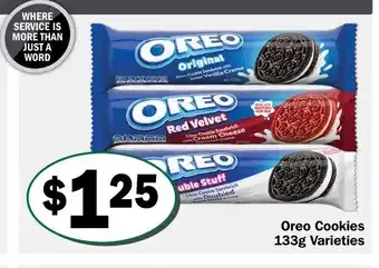 Oreo Cookies 133g Varieties