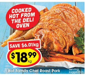 Hot Family Chef Roast Pork